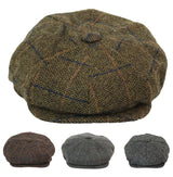 Miesten vintage tweed-pipo