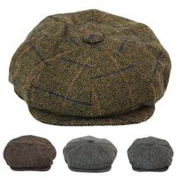 Miesten vintage tweed-pipo