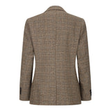 Poikien kolmiosainen ruskea tweed-ruutupuku, vintage retro, mittatilaustyönä tehty istuvuus, 1920-luku