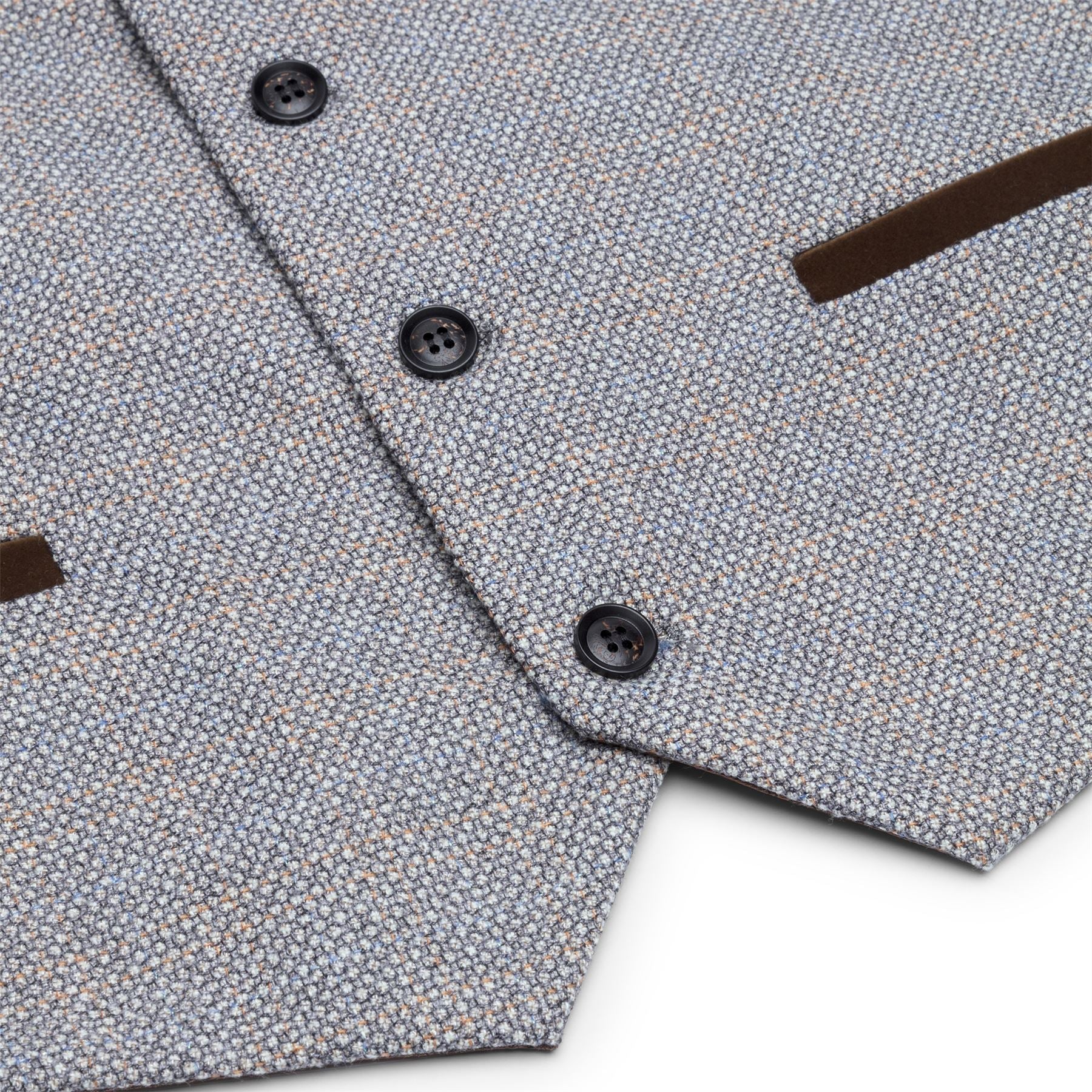 Poikien kolmiosainen puku kermanvärinen beige tweed-ruutukuvio, vintage retro, mittatilaustyönä tehty istuvuus, 1920-luku