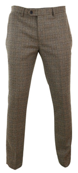 Ralph - Miesten ruskeat tweedhousut