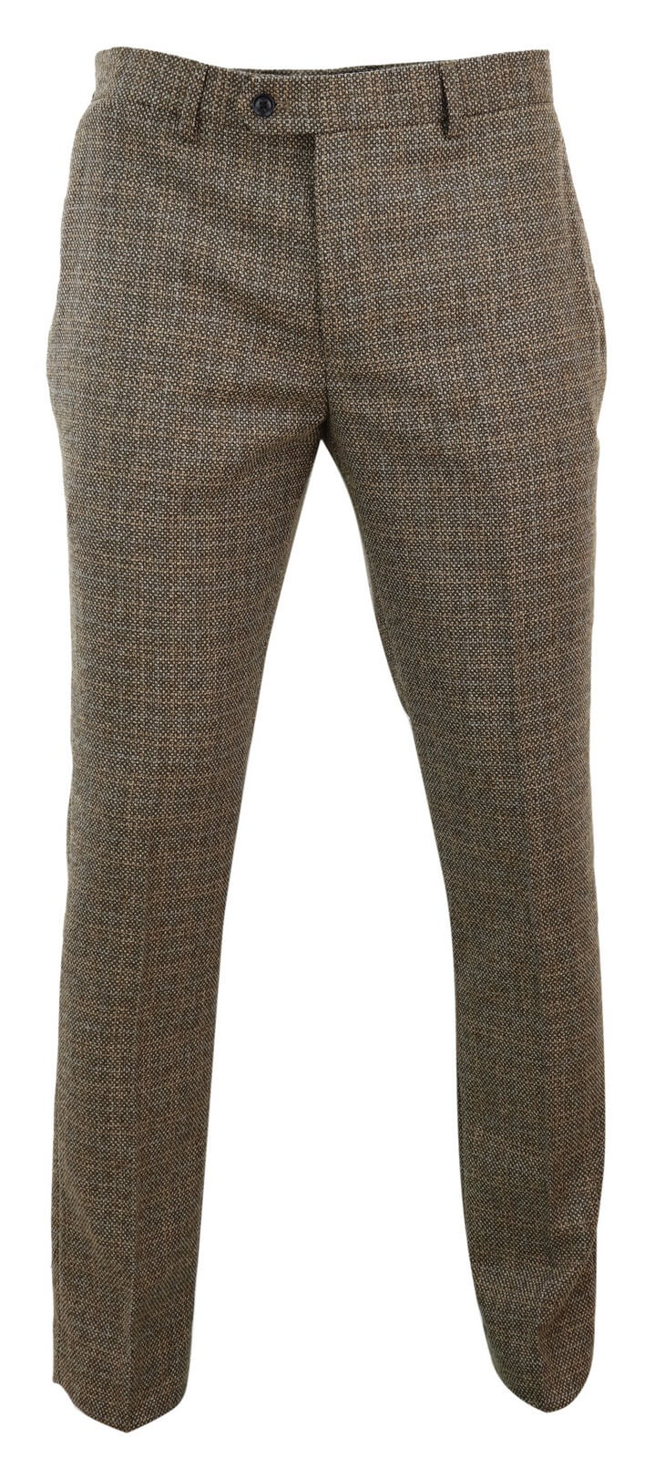 Ralph - Miesten ruskeat tweedhousut