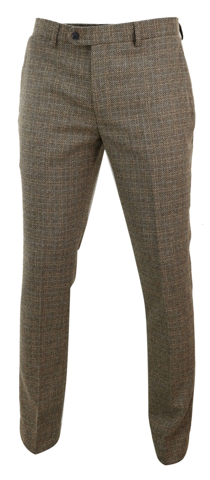 Ralph - Miesten ruskeat tweedhousut