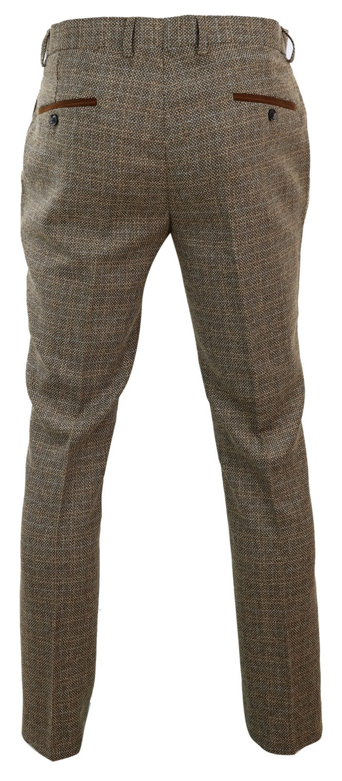 Ralph - Miesten ruskeat tweedhousut