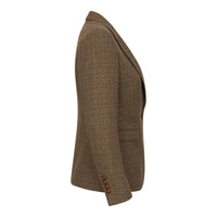 Ralph - Naisten ruskea tweed-bleiseri mittatilaustyönä