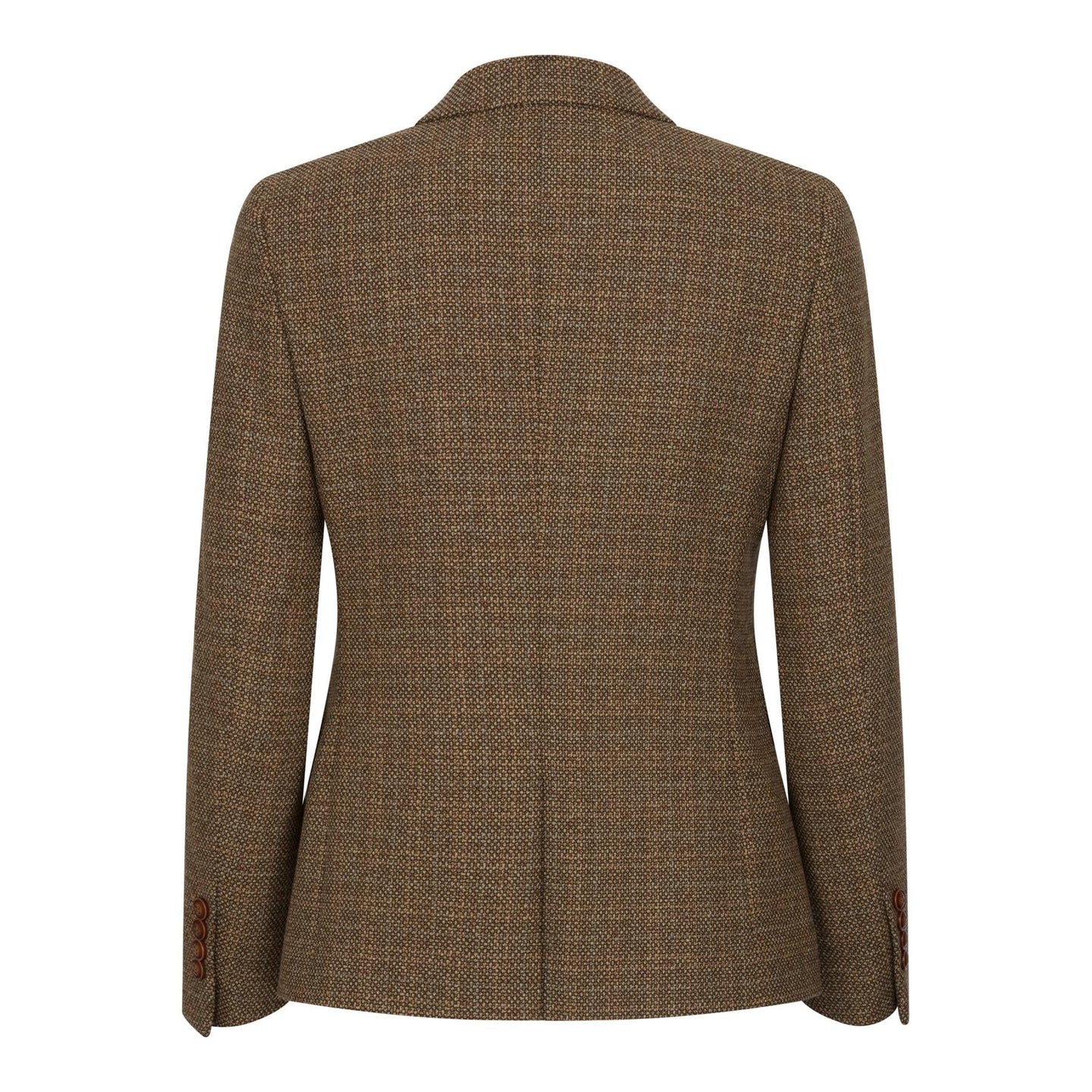 Ralph - Naisten ruskea tweed-bleiseri mittatilaustyönä