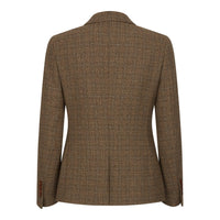 Ralph - Naisten ruskea tweed-bleiseri mittatilaustyönä