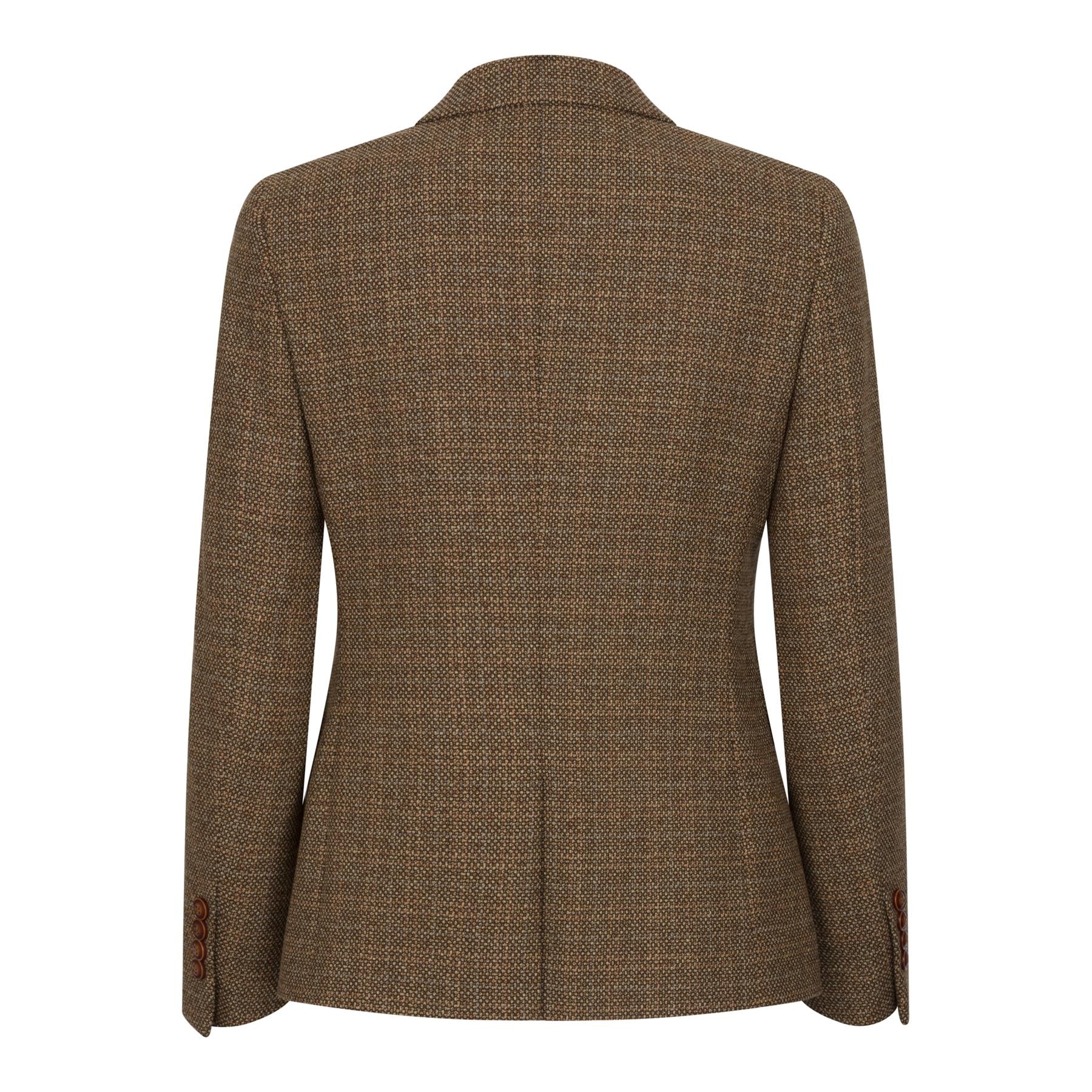 Ralph - Naisten ruskea tweed-bleiseri mittatilaustyönä