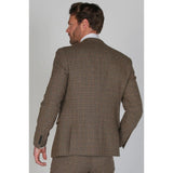 Ralph - Miesten ruskea tweed-bleiseri