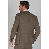 Ralph - Miesten ruskea tweed-bleiseri