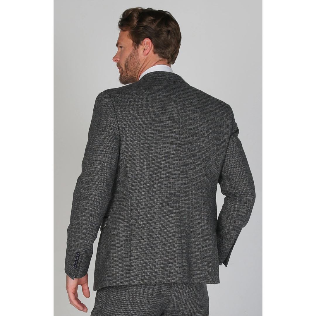 Ralph - Miesten tummansininen tweed-bleiseri