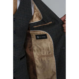 Ralph - Miesten tummansininen tweed-bleiseri