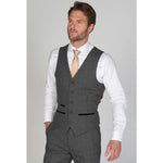Ralph - Miesten tummansininen tweed-liivi