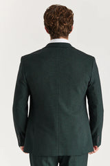 Regent - Miesten vihreä ruudullinen mittatilaustyönä tehty bleiseri