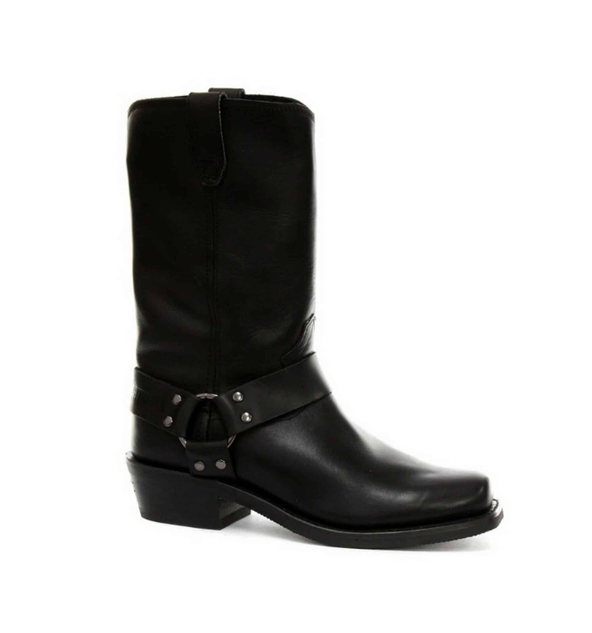 Unisex-merkkiset aidot nahkaiset biker-saappaat, rock, punk, grinderi, solki, cowboy-ratsastuskengät