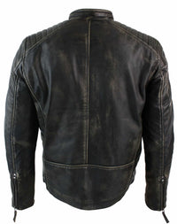 Aitoa nahkaa, pesty biker-Airforce-takki, kulunut, rento istuvuus, retro-vintage-tyyli miehille