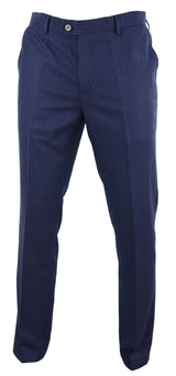 Miesten tummansiniset pinstripe-housut - Cavani Rosselli