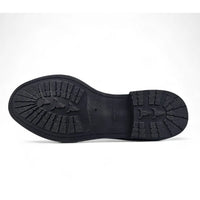 Sergio - Miesten mustat nahkaiset slip-on-chelsea-saappaat