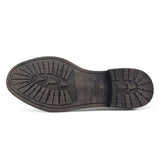 Sergio - Miesten ruskeat nahkaiset slip-on-chelsea-saappaat