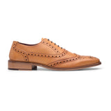 Miesten nauhalliset brogue-kengät, klassiset räätälöidyt, ruskeat, vintage-tyyliset, muodolliset, tyylikkäät