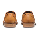 Miesten nauhalliset brogue-kengät, klassiset räätälöidyt, ruskeat, vintage-tyyliset, muodolliset, tyylikkäät