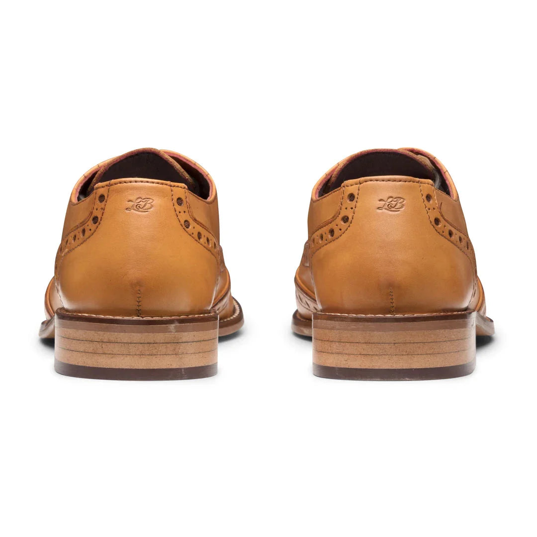 Miesten nauhalliset brogue-kengät, klassiset räätälöidyt, ruskeat, vintage-tyyliset, muodolliset, tyylikkäät