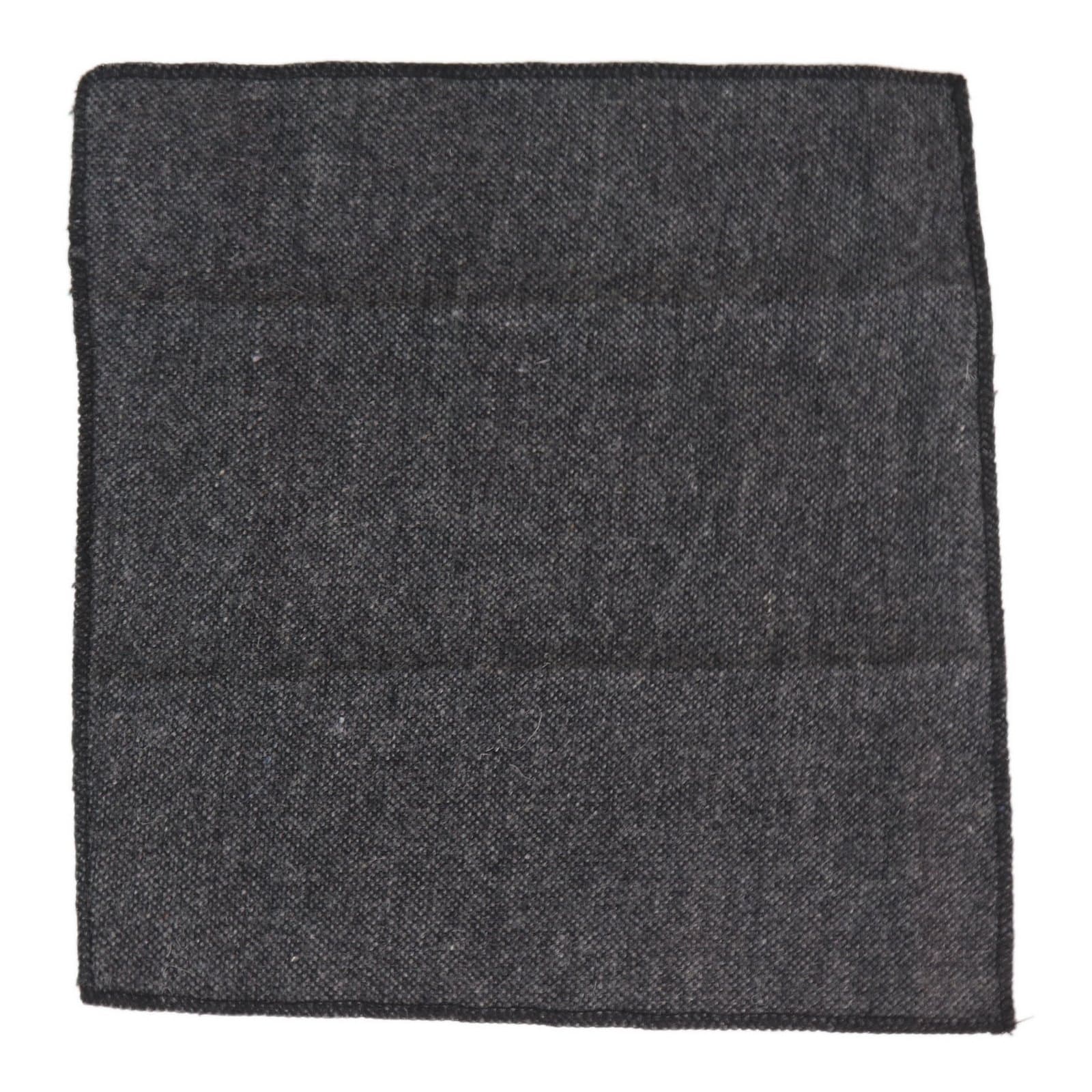 Miesten solmio- ja nenäliinasetti - harmaa tweed STZ23, yksi koko