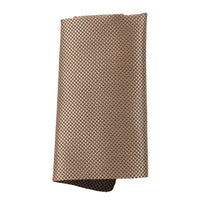 Miesten solmio taskukokoisella neliöllä, muodollinen yksivärinen solmio - pronssi