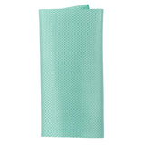Miesten solmio taskukokoisella neliöllä, muodollinen yksivärinen solmio - Mintunvihreä
