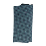 Miesten solmio taskusolmiolla, muodollinen yksivärinen solmio - turkoosi