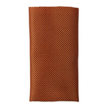 Miesten solmio taskukokoisella neliöllä, muodollinen yksivärinen solmio - ruosteenvärinen
