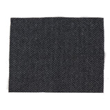 Miesten tweed-hiilenharmaa solmio, nenäliinasetti, klassinen brittiläinen perintövilla, kalanruotokuvioinen