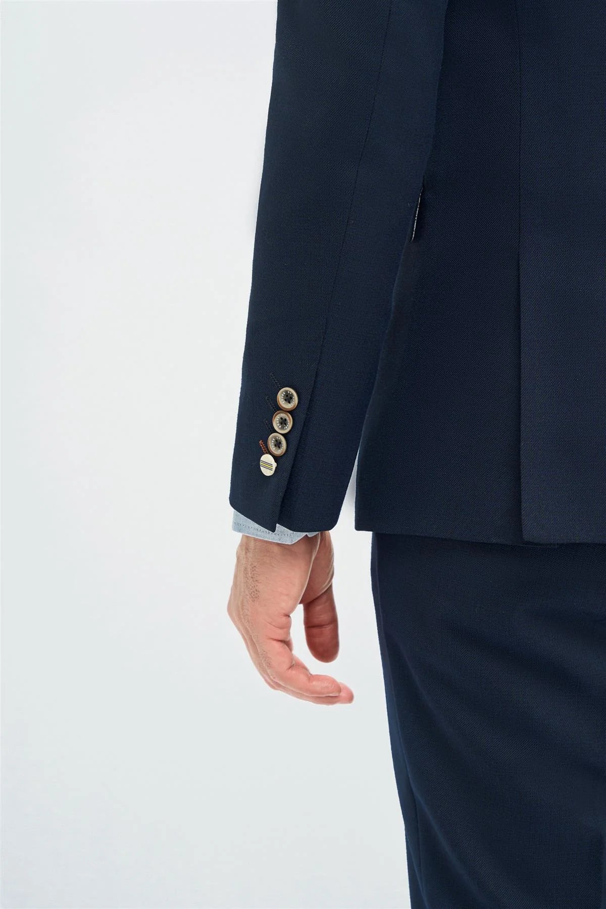 Tropez - Miesten kolmiosainen laivastonsininen mittatilauspuku