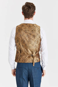 Viceroy Navy -puku ja Harris Brown -kuvioinen tweed-väriliivi