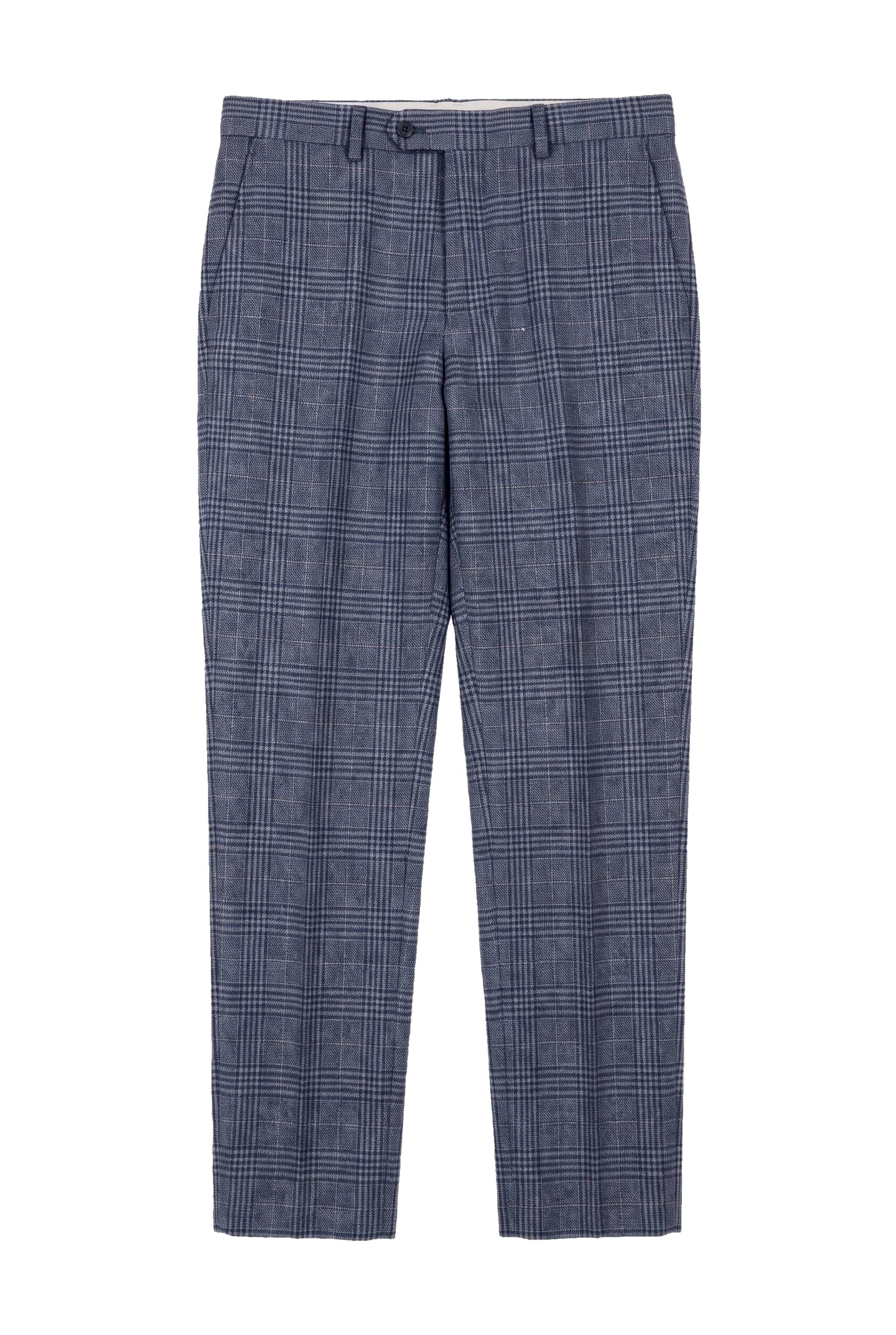 Victor - Miesten siniset ruutukuosilliset tweed-häähousut