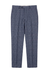 Victor - Miesten siniset ruutukuosilliset tweed-häähousut