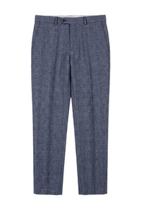 Victor - Miesten siniset ruutukuosilliset tweed-häähousut