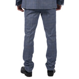 Victor - Miesten siniset ruutukuosilliset tweed-häähousut
