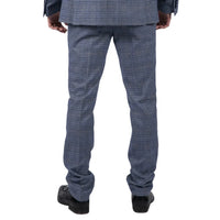 Victor - Miesten siniset ruutukuosilliset tweed-häähousut