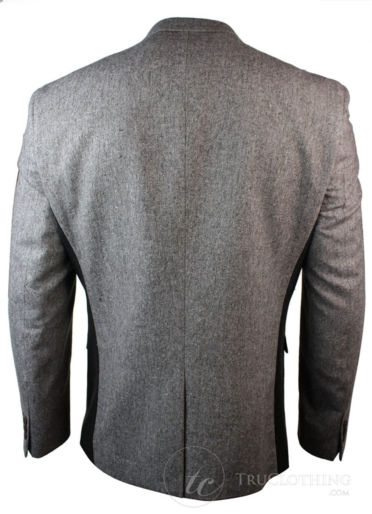 Miesten vaaleanruskea kalanruotokuvioinen tweed-takki, vintage-tyylinen, kapea malli, tyylikäs rento takki