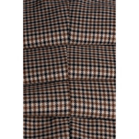 Elwood - Miesten beige ruutuliivi kukonaskelkuviolla