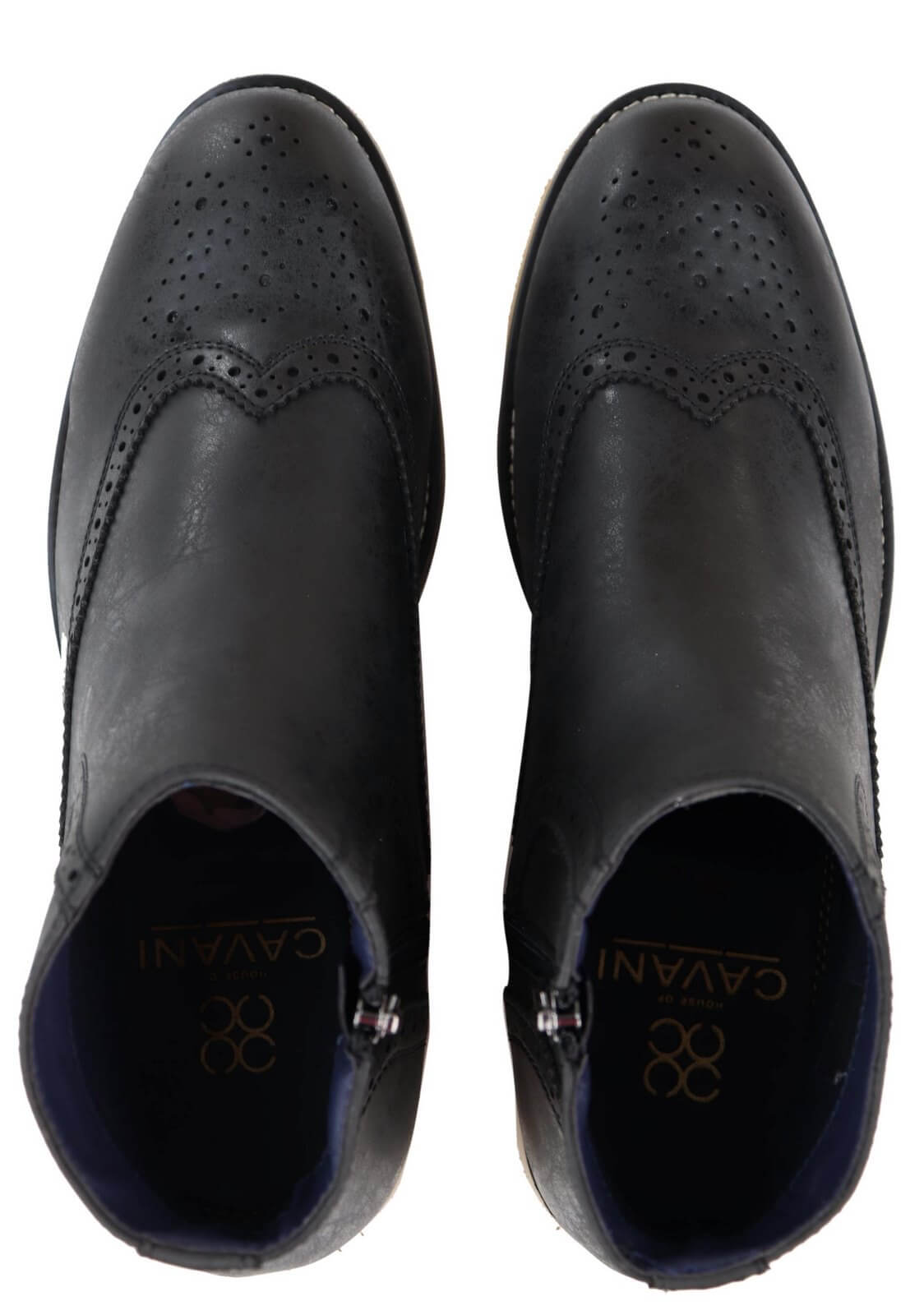 Miesten vetoketjulliset Peaky Blinders -brogue-saappaat