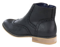 Miesten vetoketjulliset Peaky Blinders -brogue-saappaat