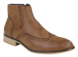 Miesten vetoketjulliset Peaky Blinders -brogue-saappaat