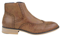 Miesten vetoketjulliset Peaky Blinders -brogue-saappaat