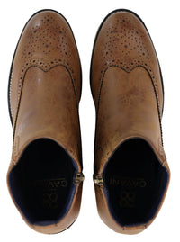 Miesten vetoketjulliset Peaky Blinders -brogue-saappaat