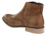 Miesten vetoketjulliset Peaky Blinders -brogue-saappaat