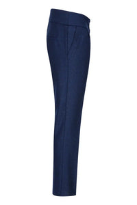 Naisten tweed-kalanruotokuvioiset housut tummansiniset 1920-luvun vintage-klassiset Gatsby-silmälaput