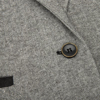 wsn03 - Naisten harmaa tweed-bleiseri, Elow Patch -kuvio, Peaky 1920s