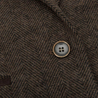 Naisten tweed-kalanruotokuvioinen liivi, ruskea, 1920-luvun vintage-räätälöity, klassinen ja tyylikäs